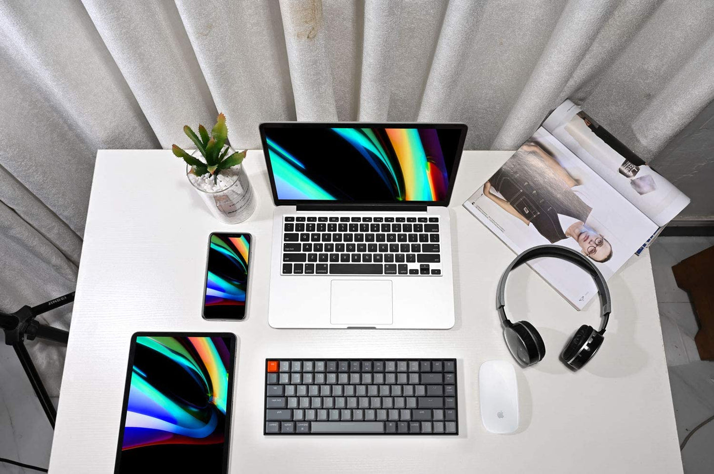 K2 75% Layout RGB Bluetooth Wireless Mechanical Keyboard with Gateron G Pro Brown Switch/Anti Ghosting/N-Key Rollover, Compact 84 Keys USB Wired Gaming Keyboard for Mac Windows-Version 2