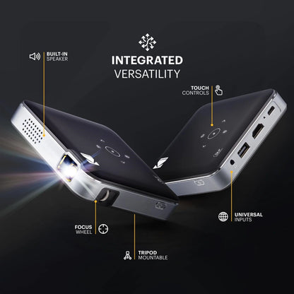 Luma 150 Pico Projector with Built-In Speaker, Black