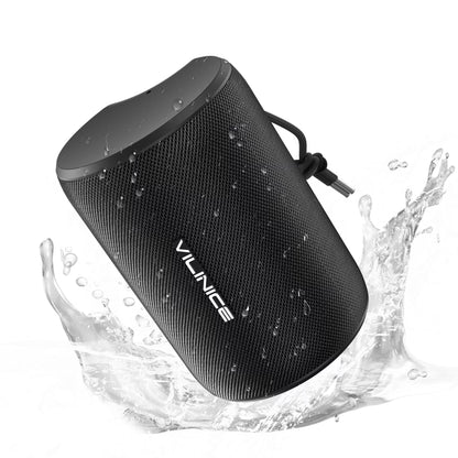 Portable Bluetooth Speaker, IPX7 Waterproof Wireless Speaker, Bluetooth 5.0, TWS Mini Speaker for Home/Party/Outdoor/Travel/Gifts, Black