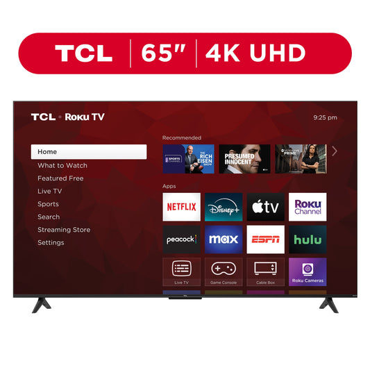 65” Class S4 (65S451) 4K UHD HDR Smart TV with Roku TV